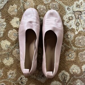 Everlane Neutral Glove-fit Leather Flats - 8.5